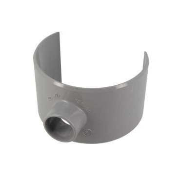 Selle à 90° pour extension du réseau diamètre Ø 125mm x 32mm Nicoll | SL123