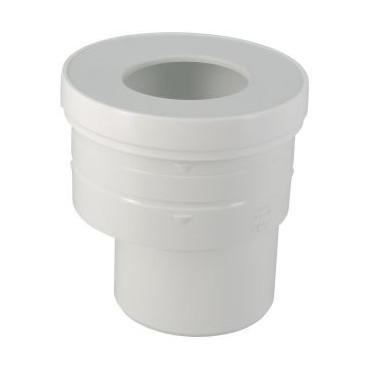 Raccord pour WC sortie droite excentrée diamètre Ø 85mm x 107mm x 93mm Nicoll | SRW3E