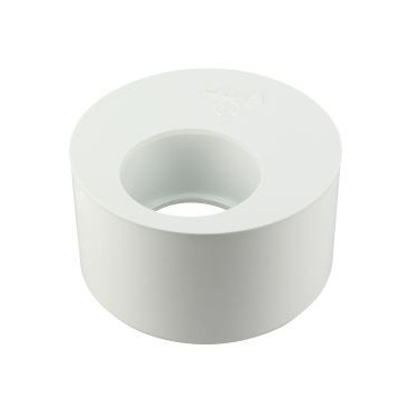 Tampon de reduction simple mf d.100/50 blanc diamètre Ø 100mm x 50mm Nicoll | T5B