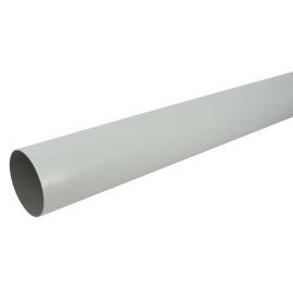 Tube de descente cylindrique Ø 100 diamètre Ø 100mm couleur Gris Nicoll | TD100