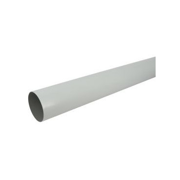 Tube de descente cylindrique Ø 100 diamètre Ø 100mm couleur Gris Nicoll | TD100