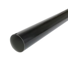 Tube de descente cylindrique Ø 100 diamètre Ø 100mm couleur Noir Nicoll | TD1002N