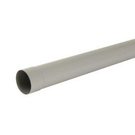 Tube de descente cylindrique Ø 100 diamètre Ø 100mm couleur Gris Nicoll | TD1002P