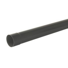 Tube de descente cylindrique Ø 100 diamètre Ø 100mm couleur Gris anthracite Nicoll | TD1002PA