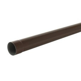 Tube de descente cylindrique Ø 100 diamètre Ø 100mm couleur Marron Nicoll | TD1002PM