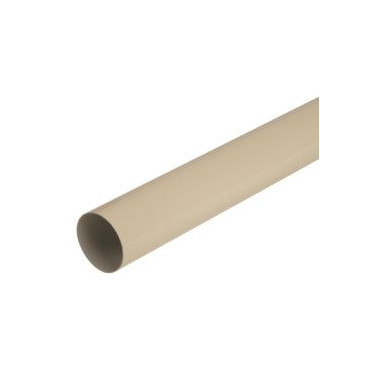 Tube de descente cylindrique Ø 100 diamètre Ø 100mm couleur Sable Nicoll | TD1002S