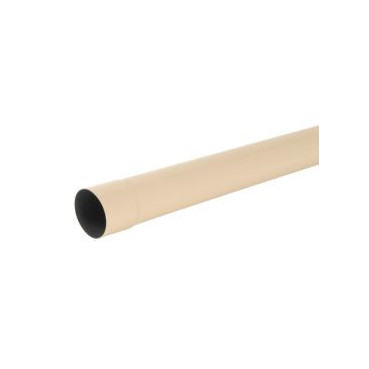 Tube de descente cylindrique Ø 100 diamètre Ø 100mm couleur Sable Nicoll | TD1003PS