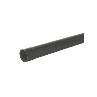 Tube de descente cylindrique Ø 100 diamètre Ø 100mm couleur Gris anthracite Nicoll | TD100PA