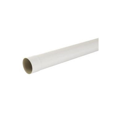 Tube de descente cylindrique Ø 100 diamètre Ø 100mm couleur Blanc Nicoll | TD100PB