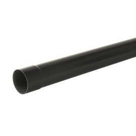 Tube de descente cylindrique Ø 100 diamètre Ø 100mm couleur Noir Nicoll | TD100PN