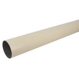 Tube de descente cylindrique Ø 100 diamètre Ø 100mm couleur Sable Nicoll | TD100S