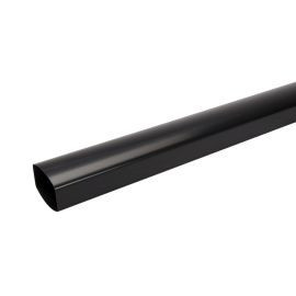 Tube de descente ovoïde 105x76 diamètre Ø 105mm x 76mm couleur Noir Nicoll | TD1073N