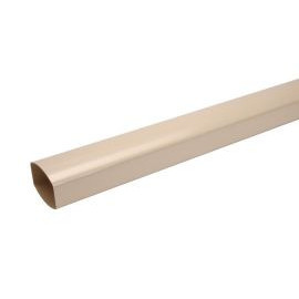 Tube de descente ovoïde 105x76 diamètre Ø 105mm x 76mm couleur Sable Nicoll | TD1073S