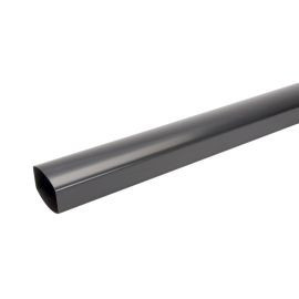 Tube de descente ovoïde 105x76 diamètre Ø 105mm x 76mm couleur Gris anthracite Nicoll | TD107A