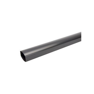 Tube de descente ovoïde 105x76 diamètre Ø 105mm x 76mm couleur Gris anthracite Nicoll | TD107A