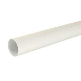 Tube de descente cylindrique Ø 125 diamètre Ø 125mm couleur Blanc Nicoll | TD125B