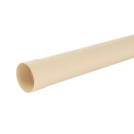 Tube de descente cylindrique Ø 125 diamètre Ø 125mm couleur Sable Nicoll | TD125PS