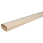 Image du produit : Tube de descente ovoïde 90x56 diamètre Ø 90mm x 56mm couleur Sable Nicoll | TD952S