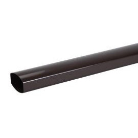 Tube de descente ovoïde 90x56 diamètre Ø 90mm x 56mm couleur Marron Nicoll | TD953M