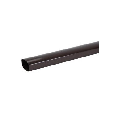 Tube de descente ovoïde 90x56 diamètre Ø 90mm x 56mm couleur Marron Nicoll | TD953M