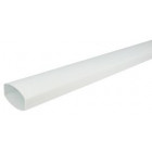 Image du produit : Tube de descente ovoïde 90x56 diamètre Ø 90mm x 56mm couleur Blanc Nicoll | TD95B