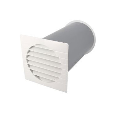 Traversée de mur acoustique pour passage d'air diamètre Ø 160mm couleur Blanc Nicoll | TMA100B