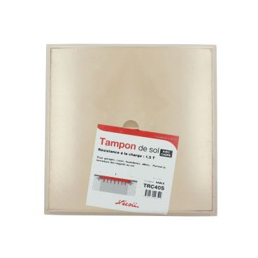 Tampon avec cadre 40 x 40 - largeur 300mm - longueur 300mm Nicoll | TRC40S