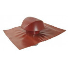 Image du produit : Chapeau de ventilation avec collerette d'étanchéité Atemax diamètre Ø 100mm - largeur 330mm - longueur 400mm couleur Rouge Nicoll | VVE10R