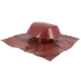 Chapeau de ventilation avec collerette d'étanchéité Atemax diamètre Ø 160mm couleur Rouge Nicoll | VVE16R