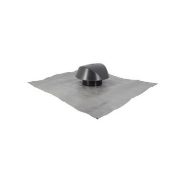 Chapeau de ventilation avec grande collerette d'étenchéité Atemax diamètre Ø 100mm - largeur 550mm - longueur 500mm couleur Gris anthracite Nicoll | VVF10A