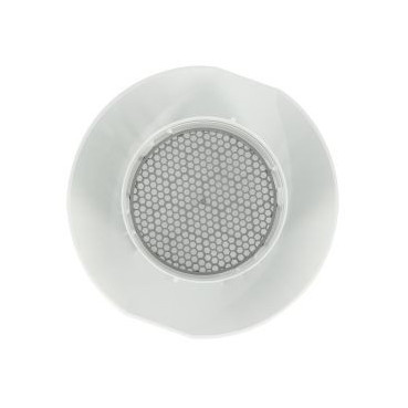 Chapeau de ventilation simple avec moustiquaire Atemax diamètre Ø 100mm couleur Blanc Nicoll | VVM10B