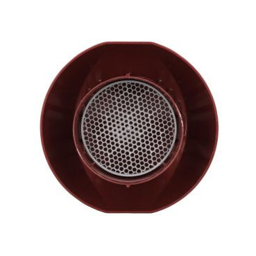 Chapeau de ventilation simple avec moustiquaire Atemax diamètre Ø 100mm couleur Rouge Nicoll | VVM10R