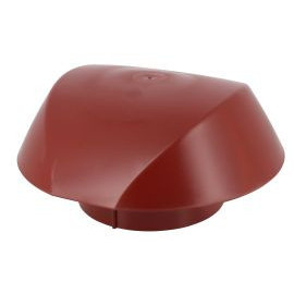 Chapeau de ventilation simple avec moustiquaire Atemax diamètre Ø 160mm couleur Rouge Nicoll | VVM16R