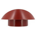 Image du produit : Chapeau de ventilation simple avec moustiquaire Atemax diamètre Ø 160mm couleur Rouge Nicoll | VVM16R