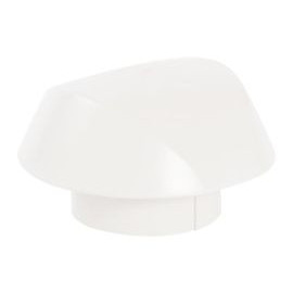 Chapeau de ventilation simple Atemax diamètre Ø 100mm couleur Blanc Nicoll | VVS10B