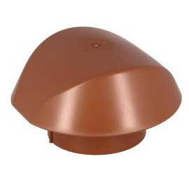 Chapeau de ventilation simple Atemax diamètre Ø 100mm couleur Rouge Terracotta Nicoll | VVS10T