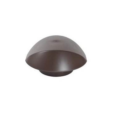 Chapeau de ventilation simple Atemax diamètre Ø 125mm couleur Marron Nicoll | VVS12M