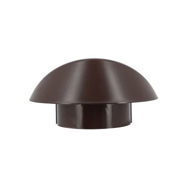 Chapeau de ventilation simple Atemax diamètre Ø 125mm couleur Marron Nicoll | VVS12M