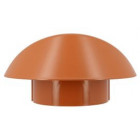 Image du produit : Chapeau de ventilation simple Atemax diamètre Ø 125mm couleur Rouge Terracotta Nicoll | VVS12T