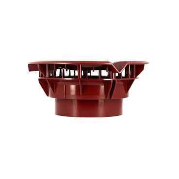 Chapeau aéraulique simple Atemax diamètre Ø 160mm couleur Rouge Nicoll | VXS16R