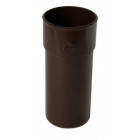 Image du produit : Manchette pour tube de descente cylindrique Ø 80 diamètre Ø 80mm couleur Marron Nicoll | ZRGTM