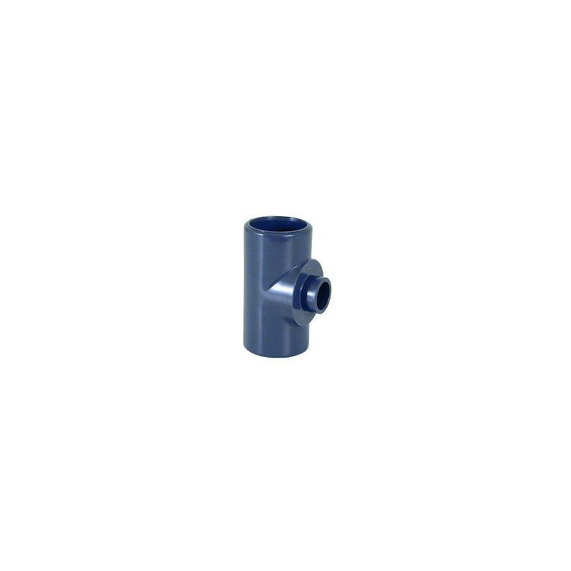 Té PVC pression 05 04 - 75 mm - 40 mm CEPEX | 01831