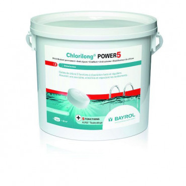 Chlorilong Power 5 multi-actions 250 g - 5 kg BAYROL | 2199257