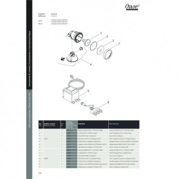 Kit 1 projecteur LUNAQUA CLASSIC LED OASE | 50527