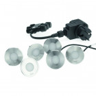 Image du produit : Kit 6 spots TERRA LED encastrable avec transformateur OASE | 50729