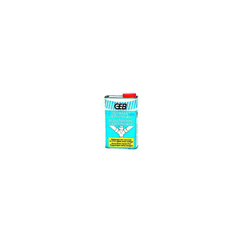 Décapant pour raccord PVC GEBSOPLAST - 125 mL GEB | 805370