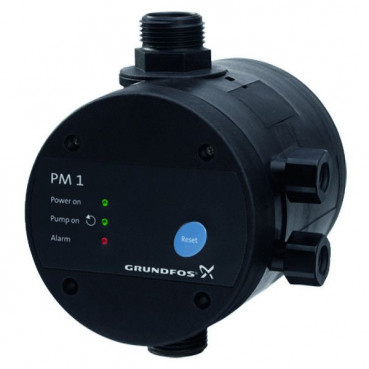 Automate PM 1-15 pré-câblé 230 V monophasé 6 A fileté 1" GRUNDFOS | 96848693