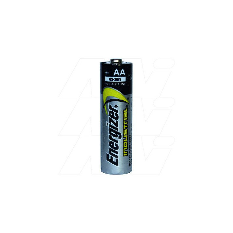 Pile LR06 AA 1.5V ENERGIZER INDUSTRIAL - Type de pile : AA - Tension : 1,5 V - Nombre de piles : 10 - Type de conditionnement : boîte ENERGIZER | ENE361056