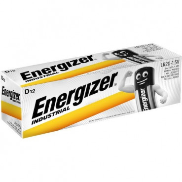 Pile LR20 1.5V ENERGIZER - Type de pile : LR20/D - Tension : 1,5V - Nombre de piles : 12 - Type de conditionnement : boîte ENERGIZER | ENE361087