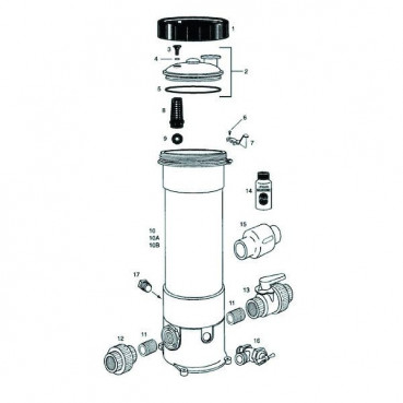 Doseur piscine HC33 PENTAIR | H-RA-171215E